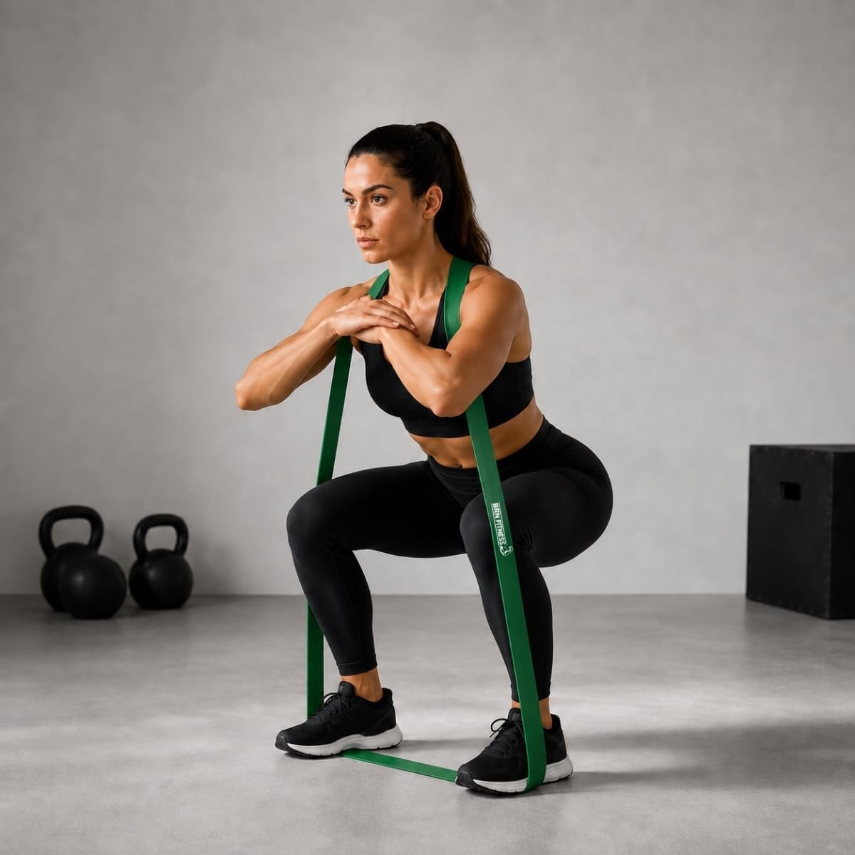 Super Band Faixas Elásticas Para Exercícios Tensão Para Treinamento de Força, Funcional e Fisioterapia Com Resistência de Alta Intensidade Premium BRN FITNESS