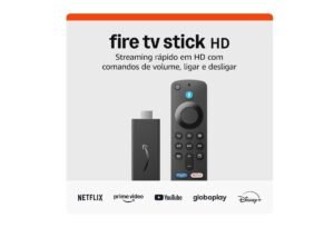 Fire TV Stick HD controle remoto por voz com Alexa